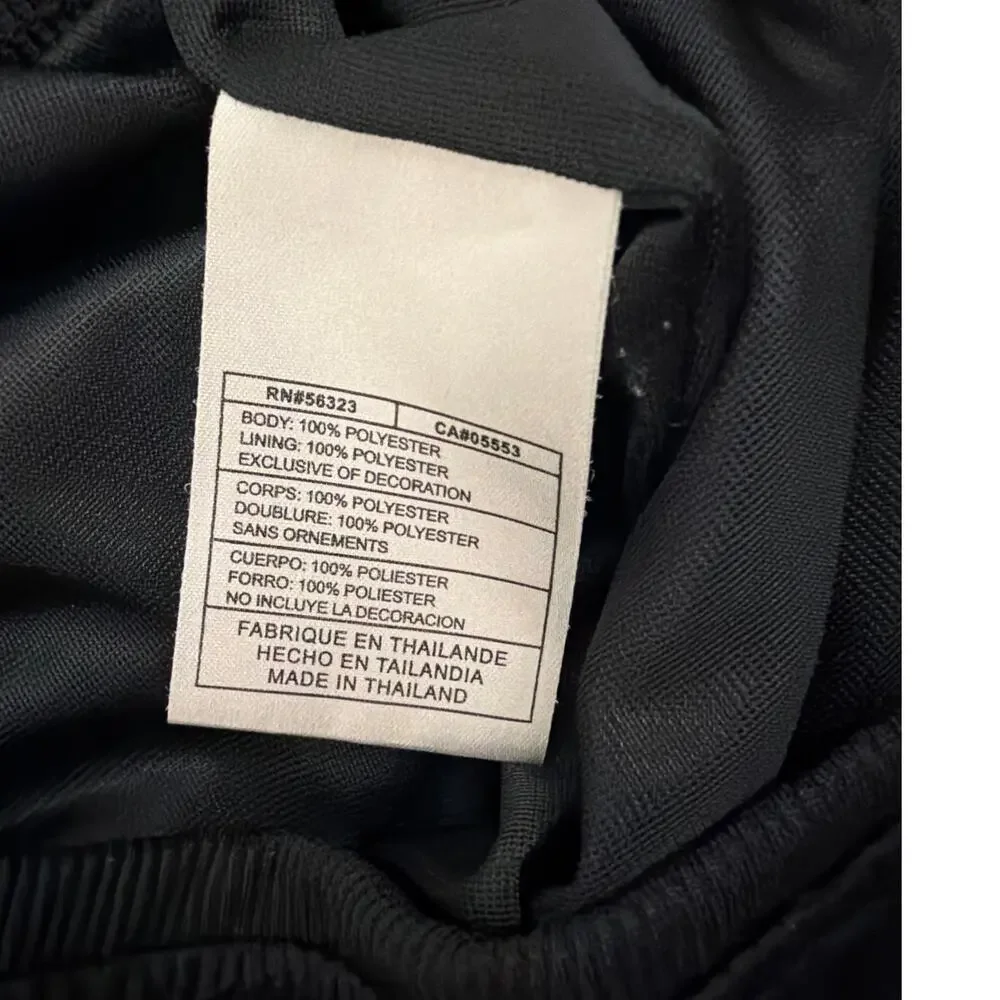 Nike Mesh Athletic Pants Black White Snap Bottom Flare Joggers Youth Large 14